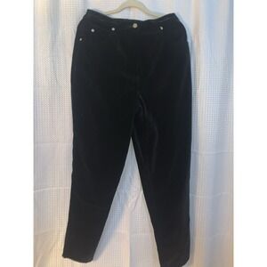 Susan‎ Bristol 14 Black Pants Holiday Velvety